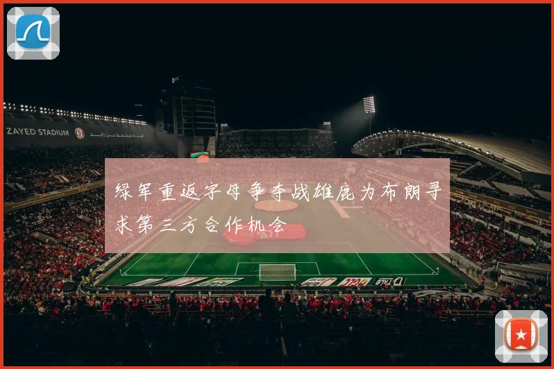 绿军重返字母争夺战雄鹿为布朗寻求第三方合作机会